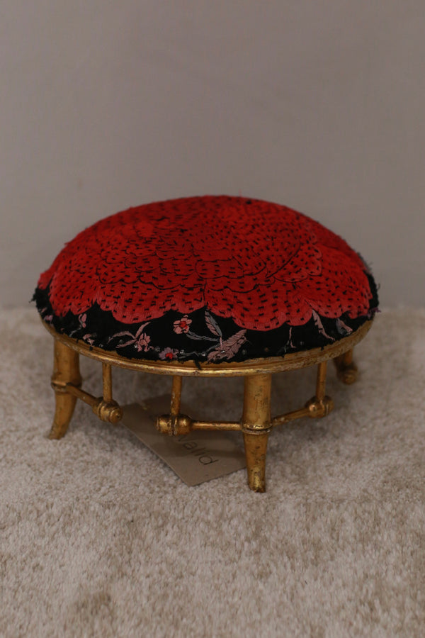 By Walid 19th century low-seated gilded wood French Napoleon III chair/footrest BW-BYW-CHAIR/599 footrest